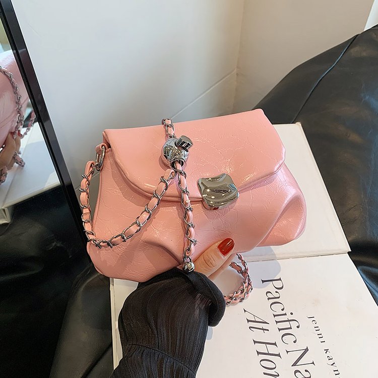 PU Magnetic Closure One Shoulder Bag Summer 2025 One Size - Image 3